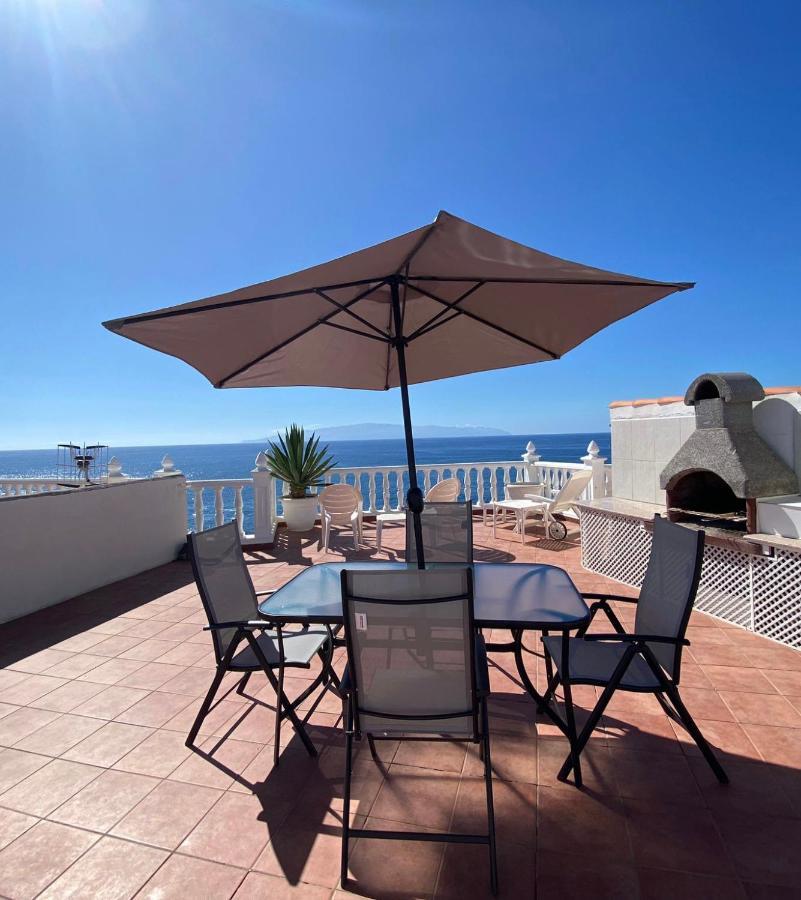 1St Line Sea View & Rooftop - Arena Puerto de Santiago  Exterior foto